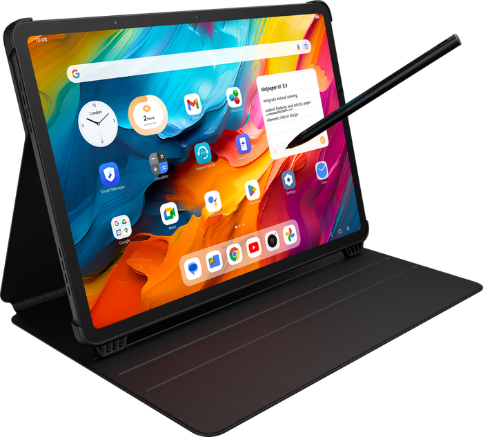 A TCL NXTPAPER tablet with stylus